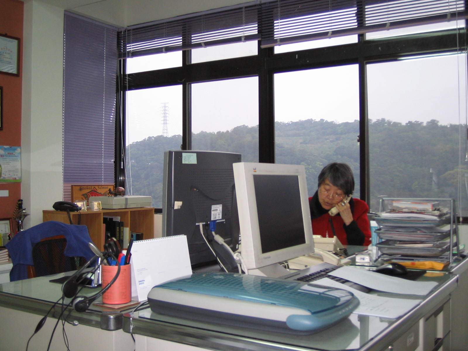 1996愛基會成立-創辦人夫人蘇法昭老師工作照